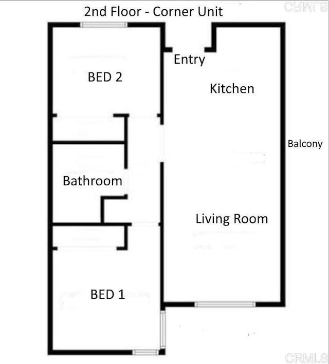 540 65th St Unit 203, San Diego, CA 92114 - floor plan / room layout
