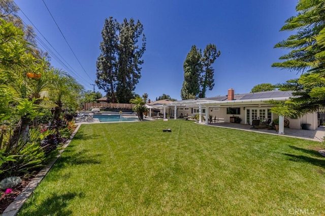 1448 W Domingo Rd, Fullerton, CA 92833 - view of yard featuring french doors and a patio area