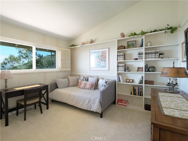 30915 Oceangrove Dr, Rancho Palos Verdes, CA 90275 - bedroom with light carpet and vaulted ceiling