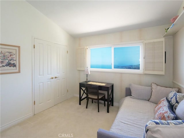 30915 Oceangrove Dr, Rancho Palos Verdes, CA 90275 - living area with light carpet, baseboards, and lofted ceiling
