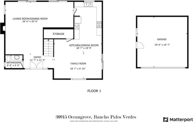 30915 Oceangrove Dr, Rancho Palos Verdes, CA 90275 - room layout