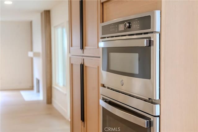 kitchen with double oven
