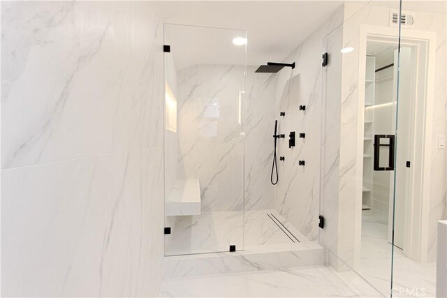 24701 Sarah Ln, Lake Forest, CA 92630 - full bath featuring a marble finish shower