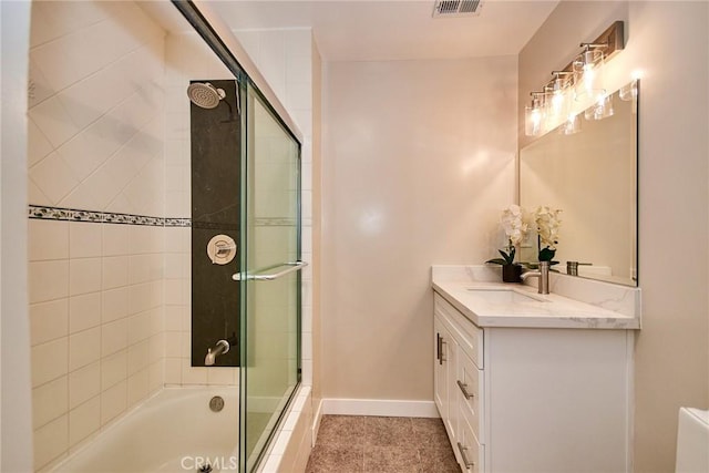 17721 Alexander Pl, Cerritos, CA 90703 - bathroom featuring tiled shower, a tub to relax in, vanity, and baseboards