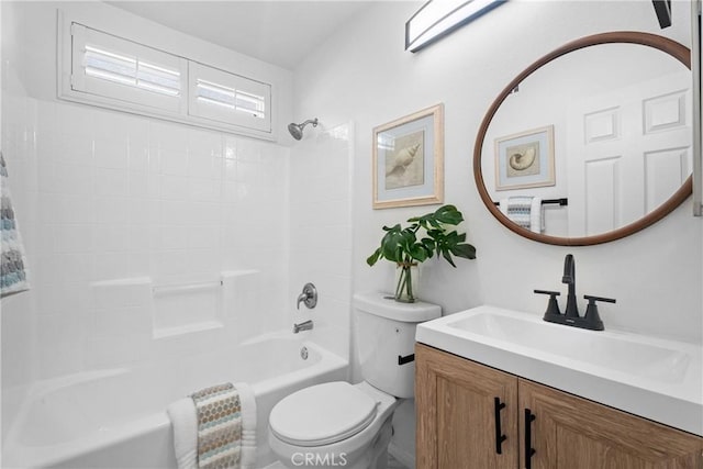 2 Chestnut Dr, Aliso Viejo, CA 92656 - bathroom with toilet, vanity, and  shower combination