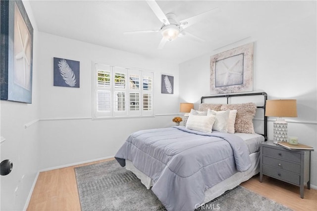 2 Chestnut Dr, Aliso Viejo, CA 92656 - bedroom featuring wood finished floors, baseboards, and a ceiling fan