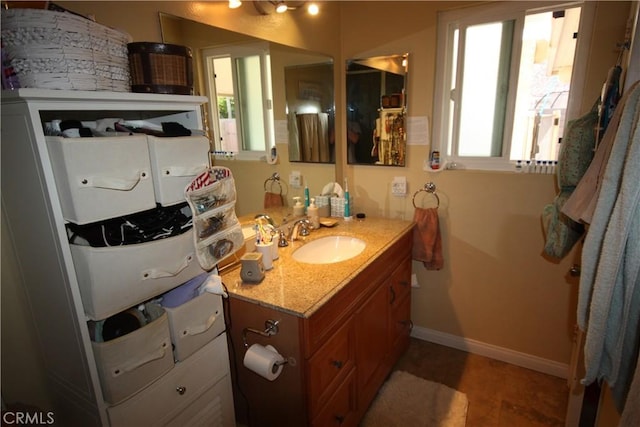 2026 Mirasol, North Tustin, CA 92705 - bathroom featuring baseboards and vanity