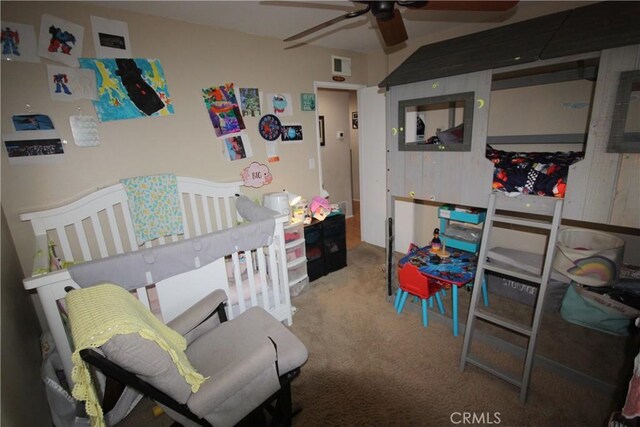 2026 Mirasol, North Tustin, CA 92705 - bedroom with carpet and a ceiling fan