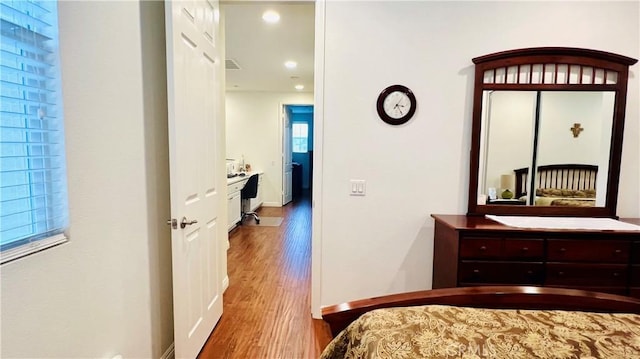 2652 W Madison Cir, Anaheim, CA 92801 - bedroom with wood finished floors, baseboards, and recessed lighting