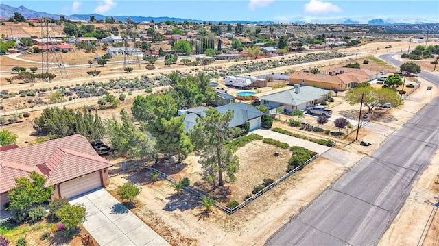 7621 Alston Ave, Hesperia, CA 92345 - aerial view of residential area featuring a mountain backdrop