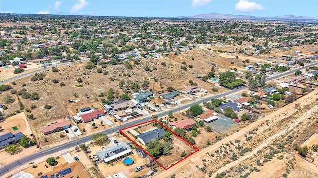7621 Alston Ave, Hesperia, CA 92345 - view of property location featuring property parcel outlined and mountains