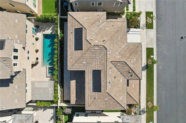 56 Chasma, Irvine, CA 92618 - aerial view of property and surrounding area featuring a pool