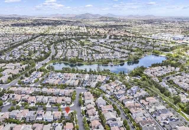 40197 Gallatin Ct, Temecula, CA 92591 - aerial view of property's location featuring nearby suburban area and a water and mountain view