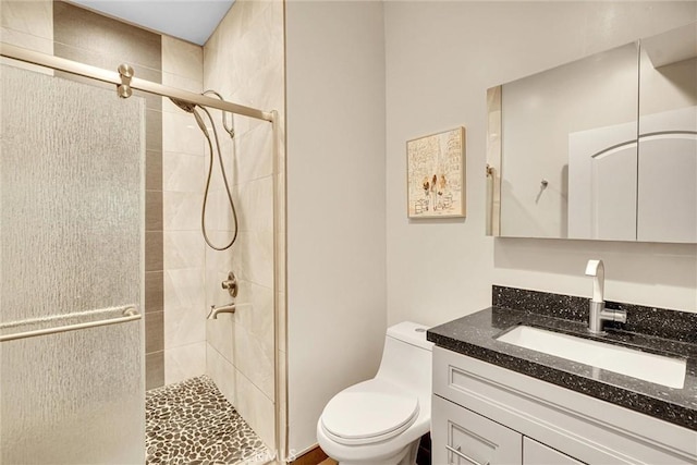 1826 N Berendo St, Los Angeles, CA 90027 - bathroom featuring a shower stall and vanity