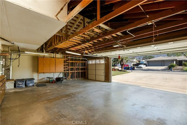 9213 Orange St, Rancho Cucamonga, CA 91701 - garage with a garage door opener