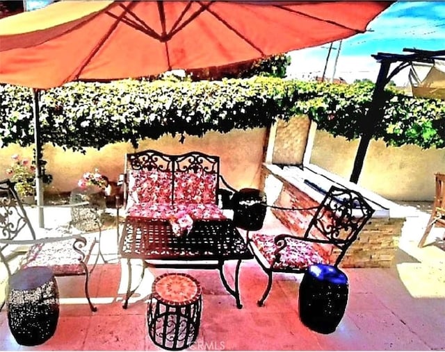 view of patio