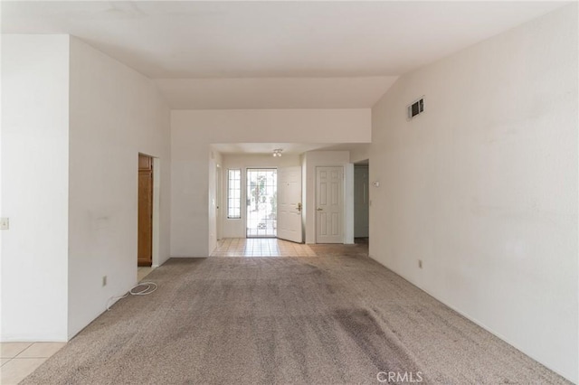 1434 Senator Way, San Jacinto, CA 92583 - empty room with light colored carpet and vaulted ceiling