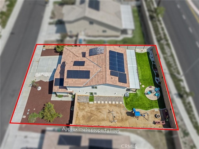 29628 Dotted Mint, Winchester, CA 92596 - aerial overview of property's location with property boundaries highlighted