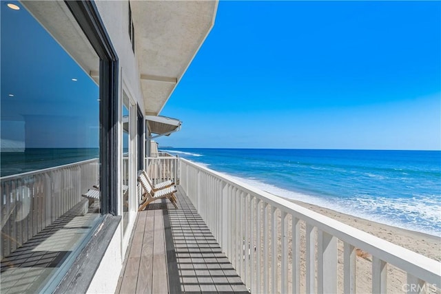 35581 Beach Rd, Dana Point, CA 92624 - balcony with view of water and beach