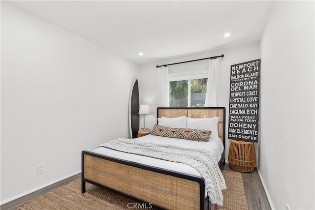 35581 Beach Rd, Dana Point, CA 92624 - bedroom with wood finished floors, baseboards, and recessed lighting