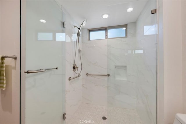 5110 Via Donaldo, Yorba Linda, CA 92886 - full bath with toilet and a marble finish shower