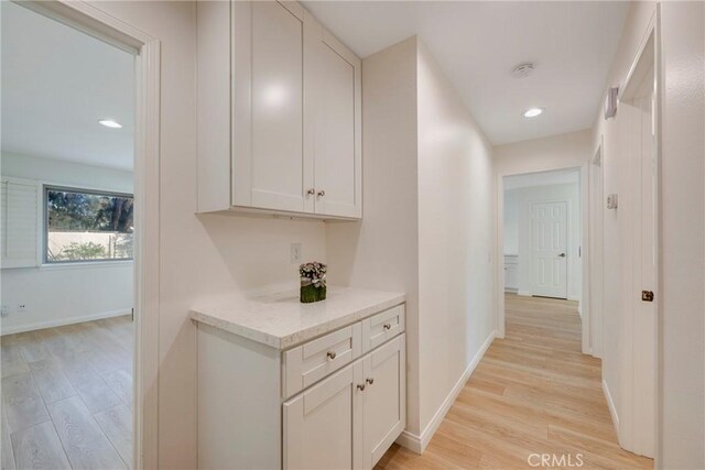 5110 Via Donaldo, Yorba Linda, CA 92886 - corridor featuring light wood-style floors and recessed lighting