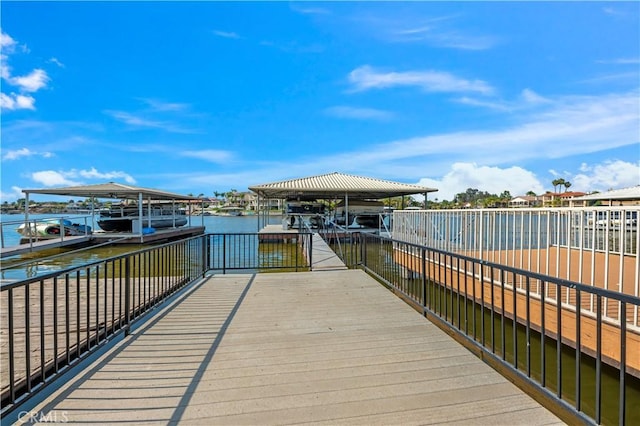 23316 Gray Fox Dr, Canyon Lake, CA 92587 - dock with a water view and boat lift