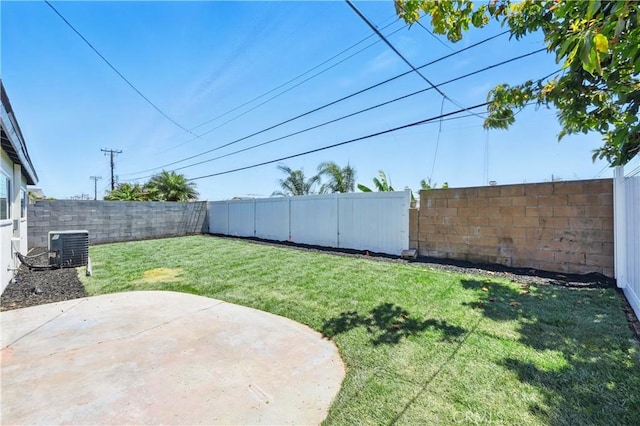 1608 E Helmick St, Carson, CA 90746 - view of yard with a patio area and central AC
