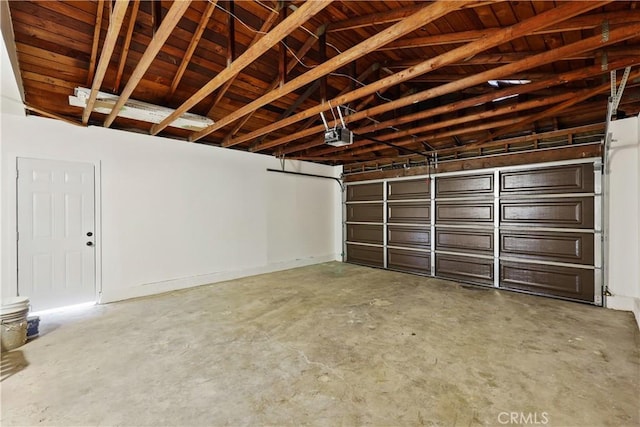 1608 E Helmick St, Carson, CA 90746 - garage with wooden ceiling and a garage door opener