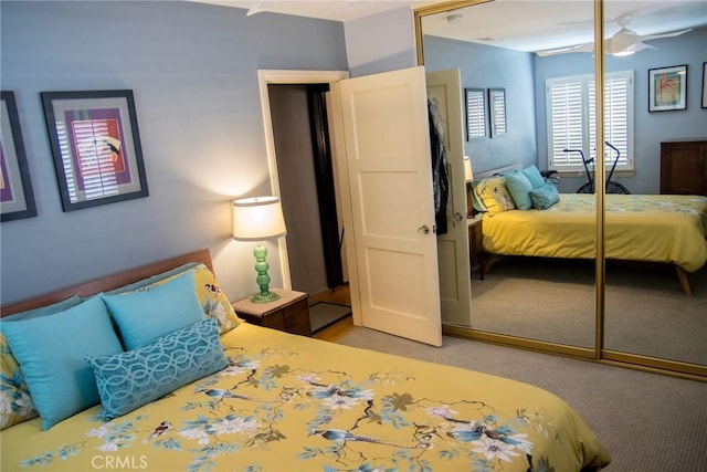 2619 Mary St, La Crescenta, CA 91214 - bedroom with carpet floors and a closet