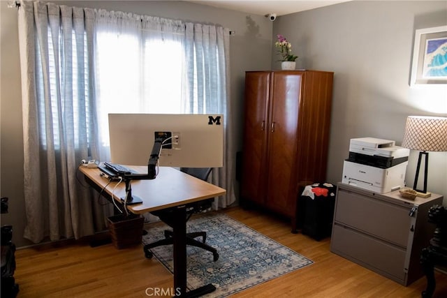 2619 Mary St, La Crescenta, CA 91214 - office area featuring light wood-type flooring