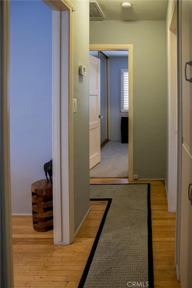 2619 Mary St, La Crescenta, CA 91214 - hallway featuring light wood-style flooring and baseboards