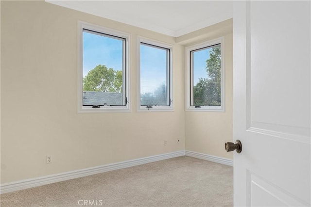 66 N Allen Ave Unit 3, Pasadena, CA 91106 - empty room featuring carpet floors, baseboards, and crown molding