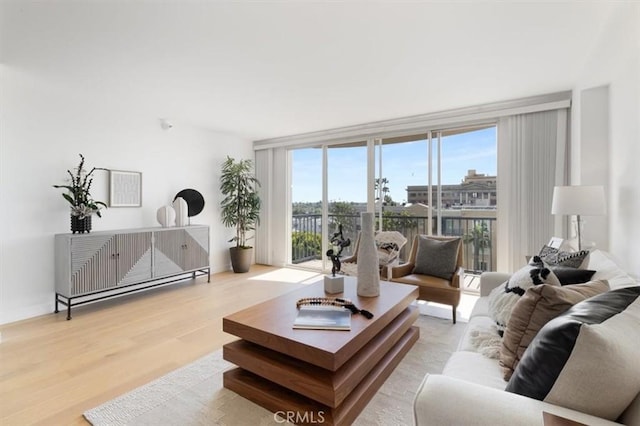 850 E Ocean Blvd Unit 602, Long Beach, CA 90802 - living room with wood finished floors