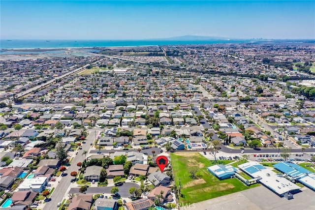 17301 Elsinore Cir, Huntington Beach, CA 92647 - aerial overview of property's location featuring nearby suburban area