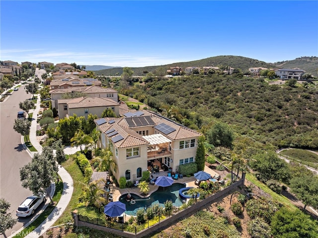 7051 Sitio Caliente, Carlsbad, CA 92009 - view of subject property with a pool and mountains
