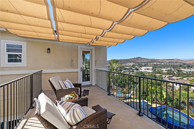 7051 Sitio Caliente, Carlsbad, CA 92009 - balcony featuring a mountain view