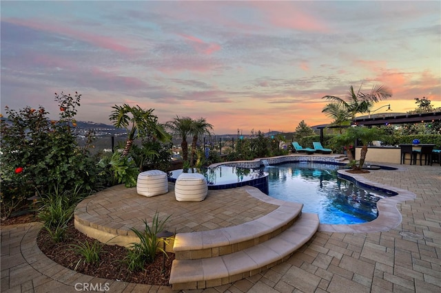 7051 Sitio Caliente, Carlsbad, CA 92009 - view of pool with a patio and a pool with connected hot tub