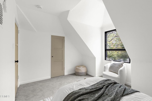 1858 Laurel Bay Dr, Pasadena, CA 91105 - bedroom with carpet, vaulted ceiling, and baseboards