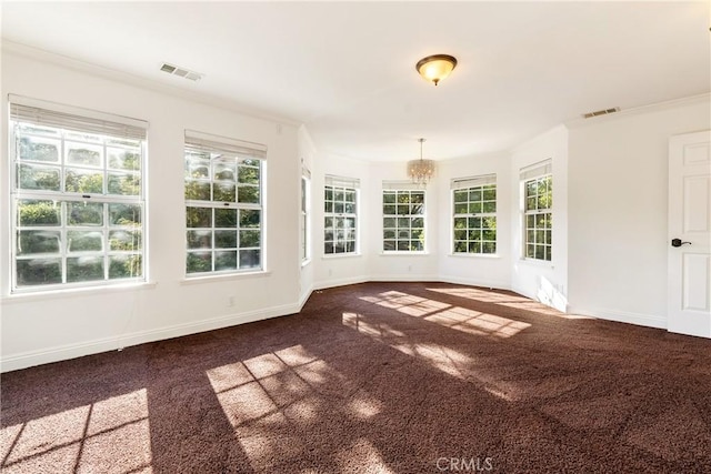 10885 San Marcos Rd, Atascadero, CA 93422 - unfurnished sunroom with a chandelier