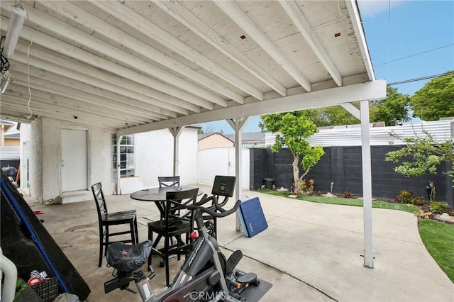 3686 Palo Verde Ave, Long Beach, CA 90808 - view of patio / terrace with a fenced backyard