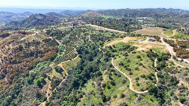 22252 Monte Rancho Dr, Temecula, CA 92590 - aerial overview of property's location featuring a mountain backdrop