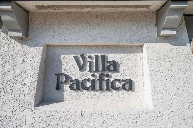 exterior view of stucco siding
