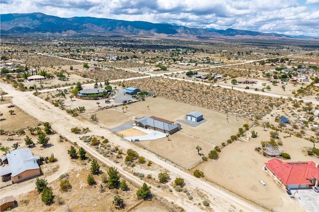 11374 Desert View Rd, Pinon Hills, CA 92372 - overview of rural landscape with a mountain backdrop and a desert landscape