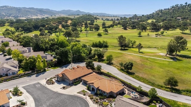 8670 Erika Ct, Atascadero, CA 93422 - aerial perspective of suburban area featuring mountains and a golf course