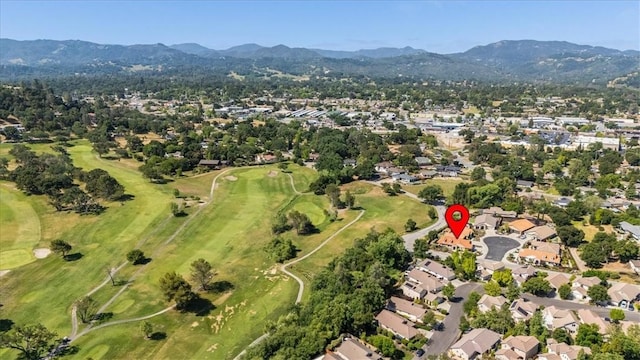 8670 Erika Ct, Atascadero, CA 93422 - view of property location featuring a mountain backdrop, nearby suburban area, and a golf club