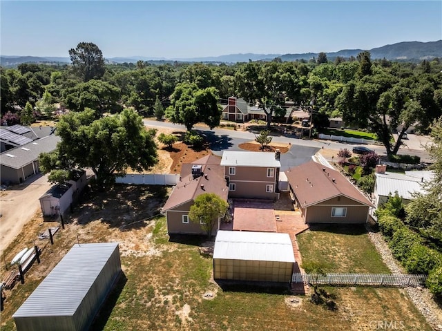 9019 San Gabriel Rd, Atascadero, CA 93422 - view from above of property with a mountainous background