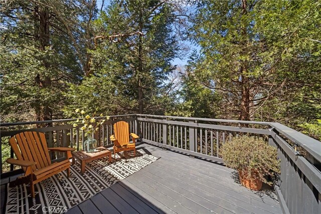 22384 Crest Forest Dr, Cedarpines Park, CA 92322 - view of deck