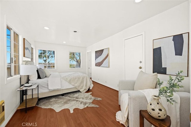 335 Montechico Dr, Monterey Park, CA 91754 - bedroom featuring wood finished floors, baseboards, and recessed lighting