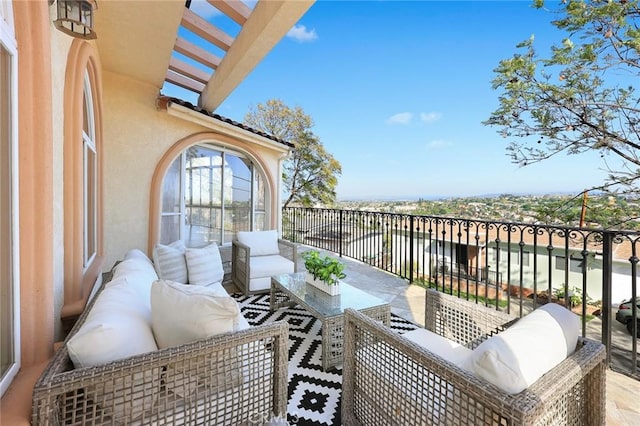 335 Montechico Dr, Monterey Park, CA 91754 - balcony featuring outdoor lounge area